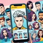 Encontre seu corte ideal com aplicativos