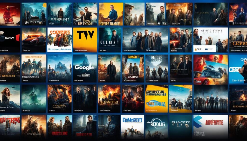 séries grátis e filmes grátis no Google TV