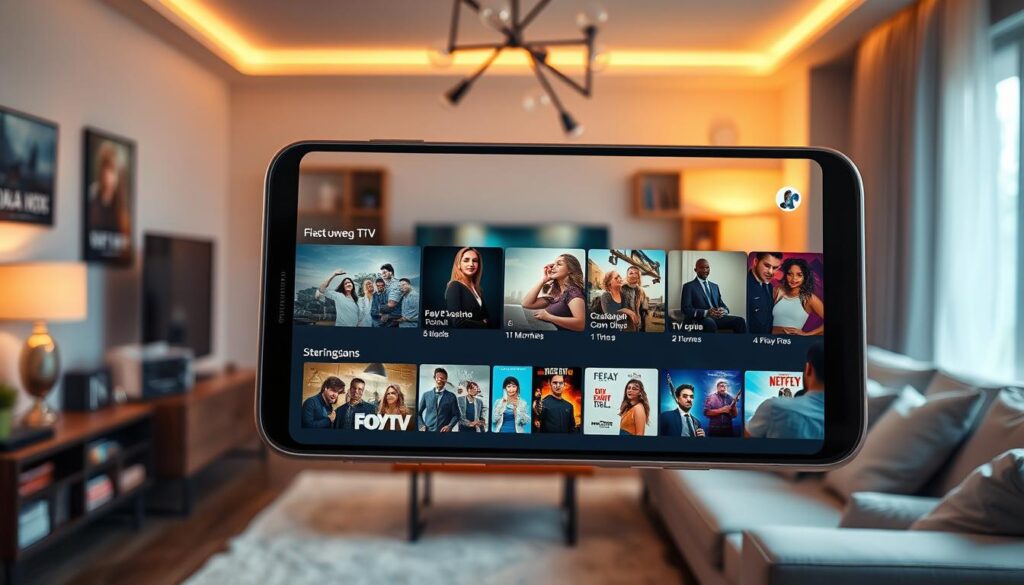 Streaming de TV no smartphone