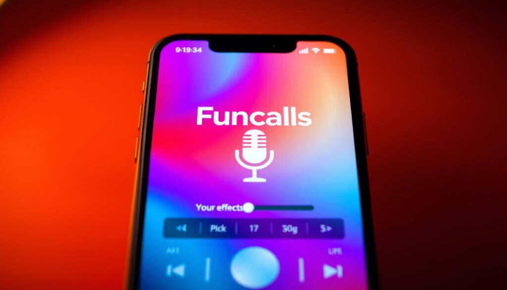 Aplicativo Funcalls para criar vozes únicas Aplicativo Funcalls para criar vozes únicas
