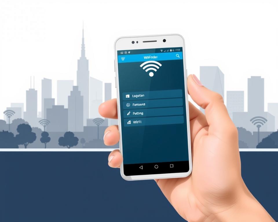 como usar o WiFiFinder como usar o WiFiFinder