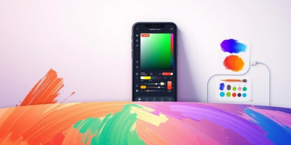 Aplicativos digitais para pintar direto no seu celular