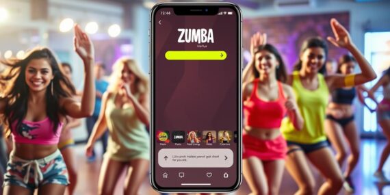 Dança, suor e alegria! Descubra o app de Zumba do momento!