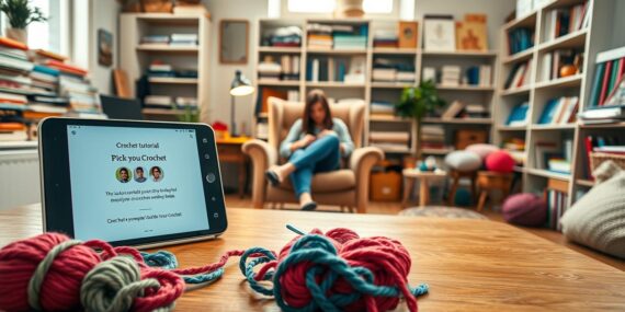 App para aprender crochê de forma prática e rápida