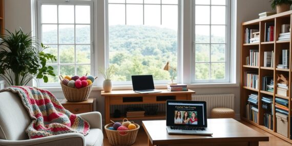 Curso de crochê completo direto em um aplicativo gratuito