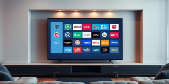 Aplicativos de TV ao vivo com diversos canais disponíveis