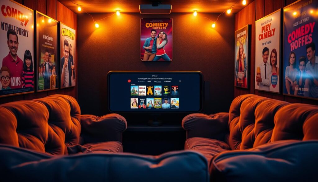 Cinema de comédia grátis no celular