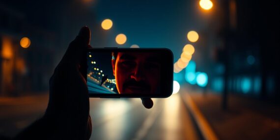 Explore a visão noturna no seu celular