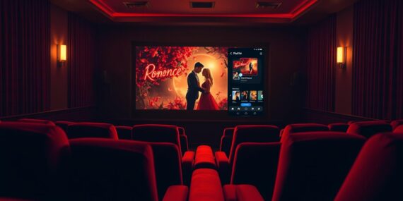 Filmes de romance grátis e emocionantes em um só aplicativo