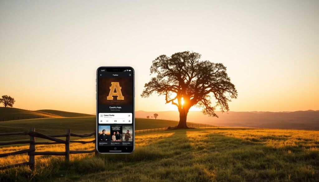 recursos de app de música country