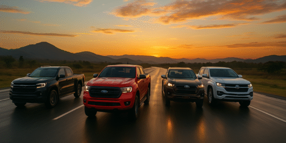 Top 10 caminhonetes para comprar no Brasil em 2025: potência, conforto e custo-benefício