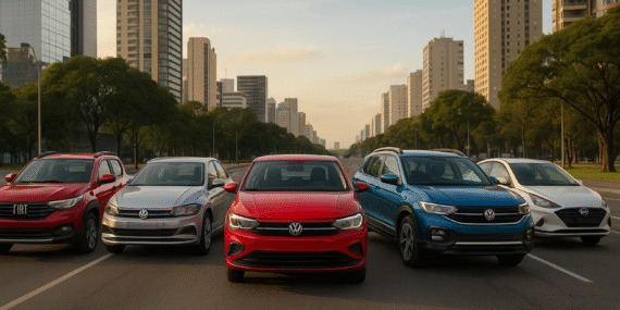 Top 10 carros mais vendidos no Brasil em 2025: veja o ranking completo