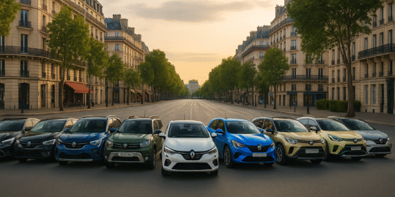 Top 10 carros mais vendidos na França em 2025: quem lidera o mercado?