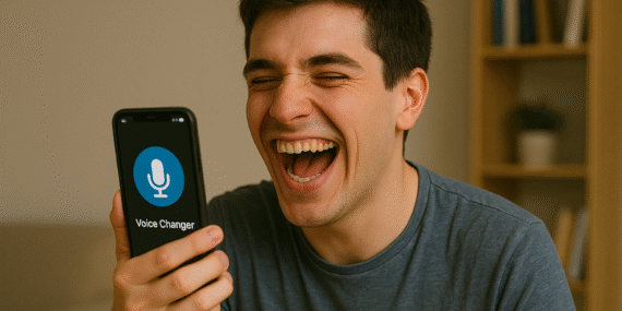 Mude seu tom e estilo com aplicativos de mudança de voz