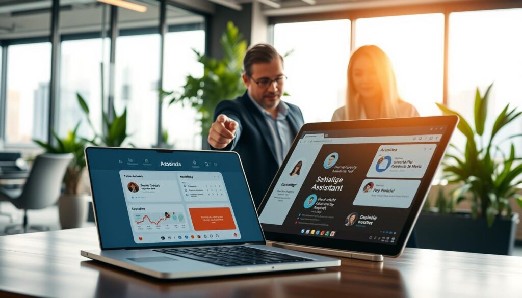 aplicativo de assistente virtual