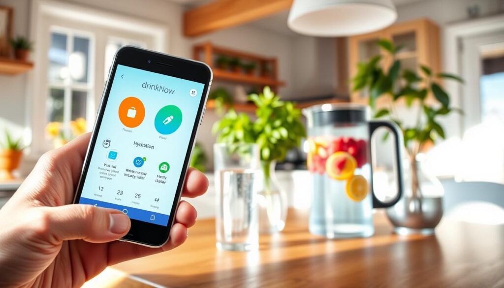 Aplicativo DrinkNow de Hidratação
