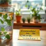 Um Jeito Prático de Lembrar de Beber Água!
