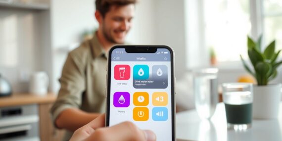 Um App Simples Para Ajudar Você a Beber Água