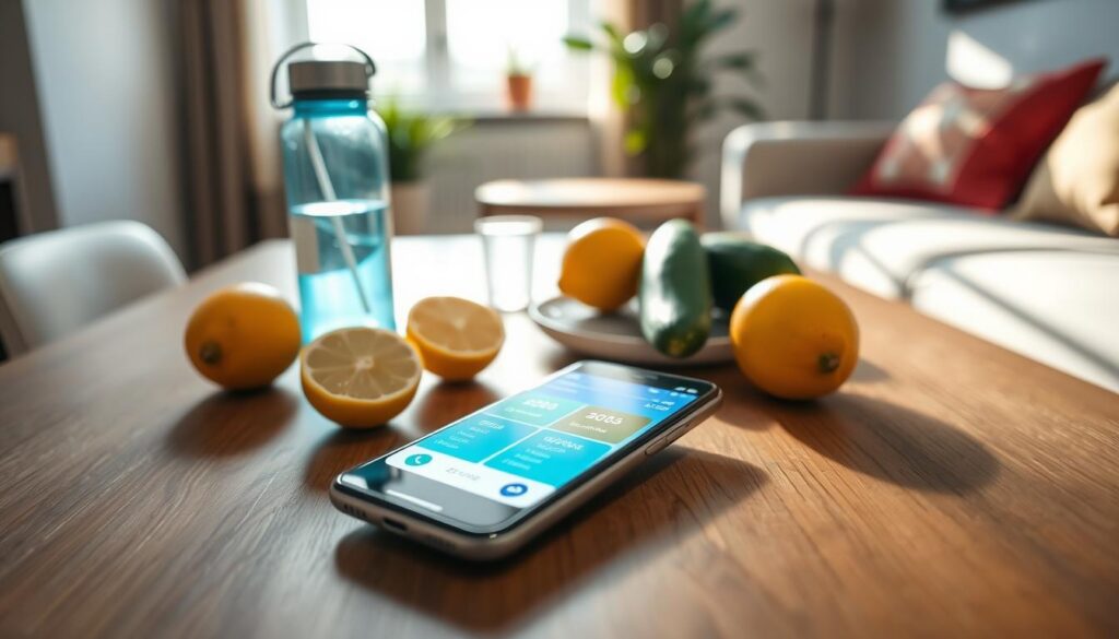 aplicativo de hidratação