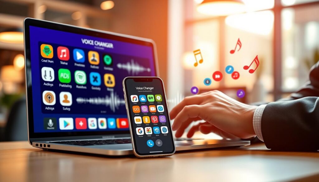 aplicativos de mudança de voz aplicativos de mudança de voz