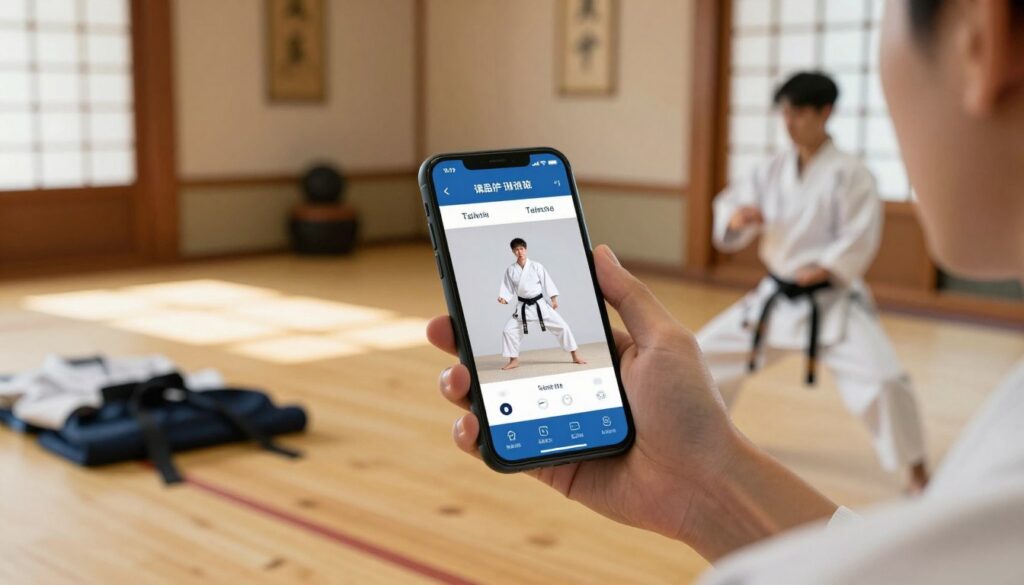 aplicativo de treinos de karatê