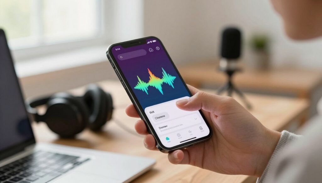 escolher app de mudança de voz