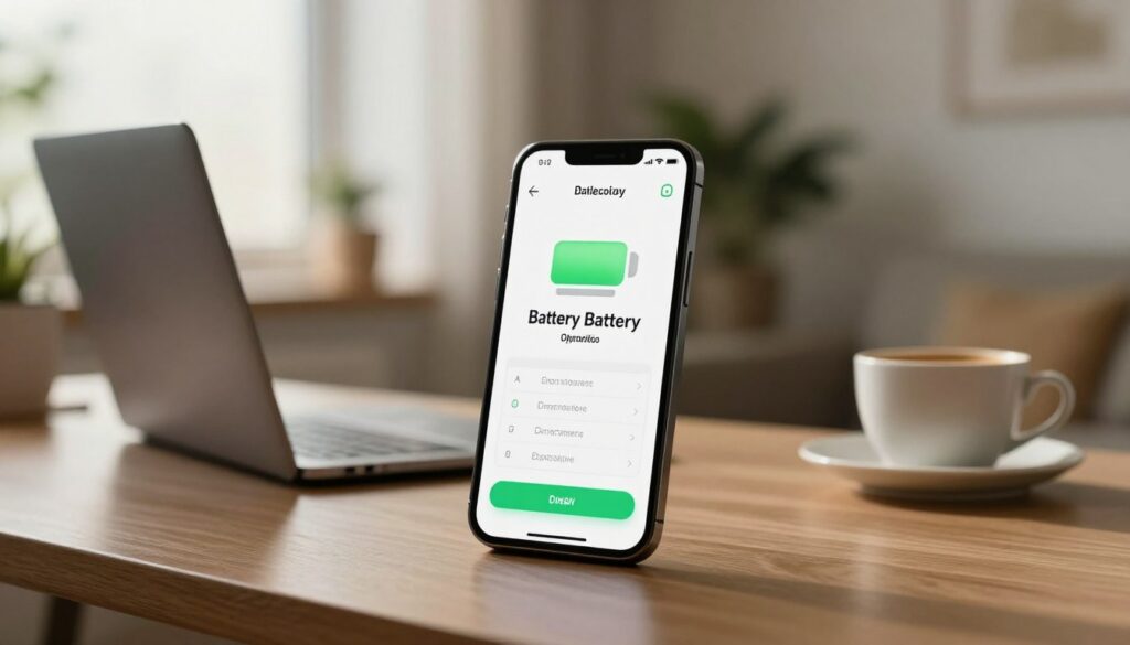 otimização de bateria do smartphone