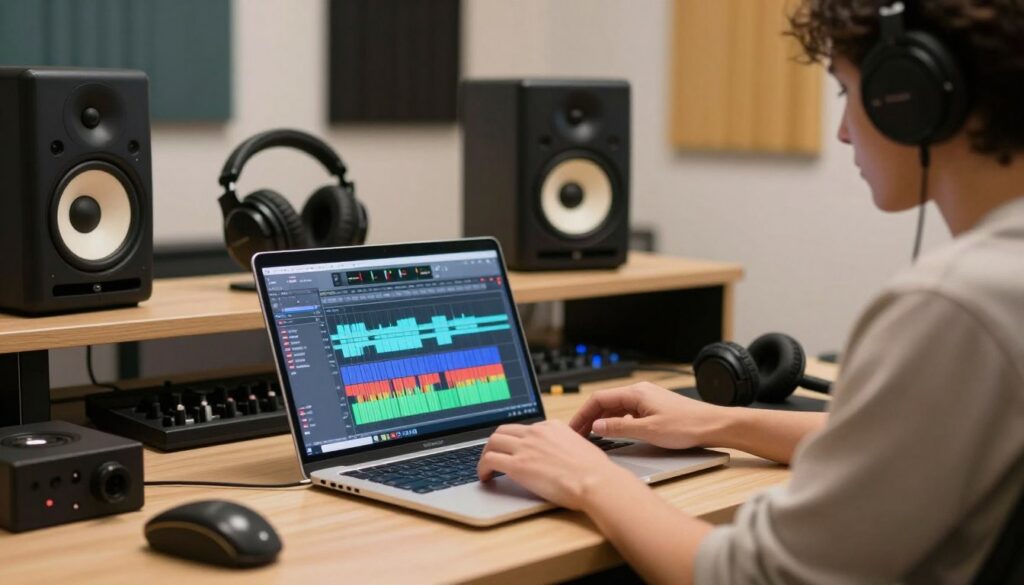 edição de áudio rápida