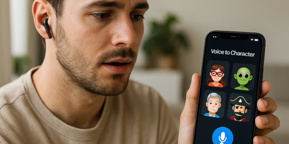 Aplicativo que transforma sua voz em qualquer personagem!