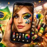 Aplicativo Com Ideias De Maquiagens Perfeitas Para Torcer na Copa 2026