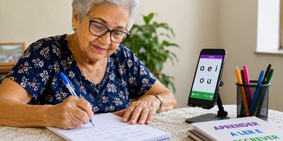 Aprender a Ler e Escrever Grátis Pelo Celular com Aplicativo