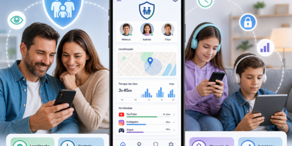 Aplicativos de Controle Parental para Acompanhar Filhos