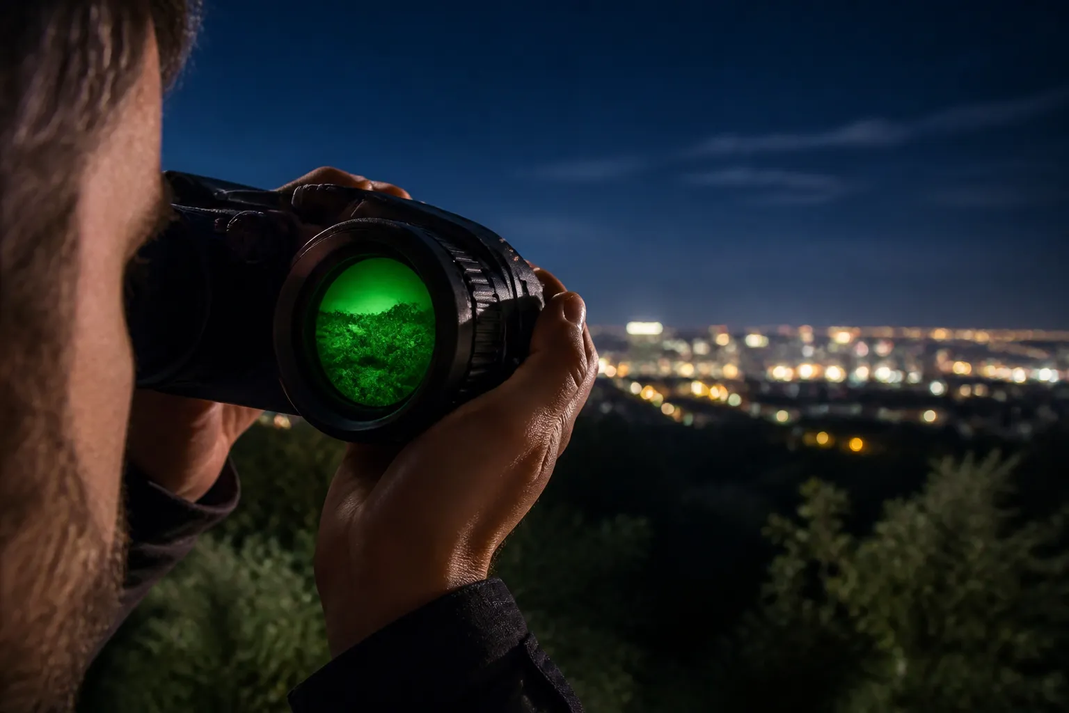 Visão Noturna Com Efeito Realista: Guia Completo e Fácil
